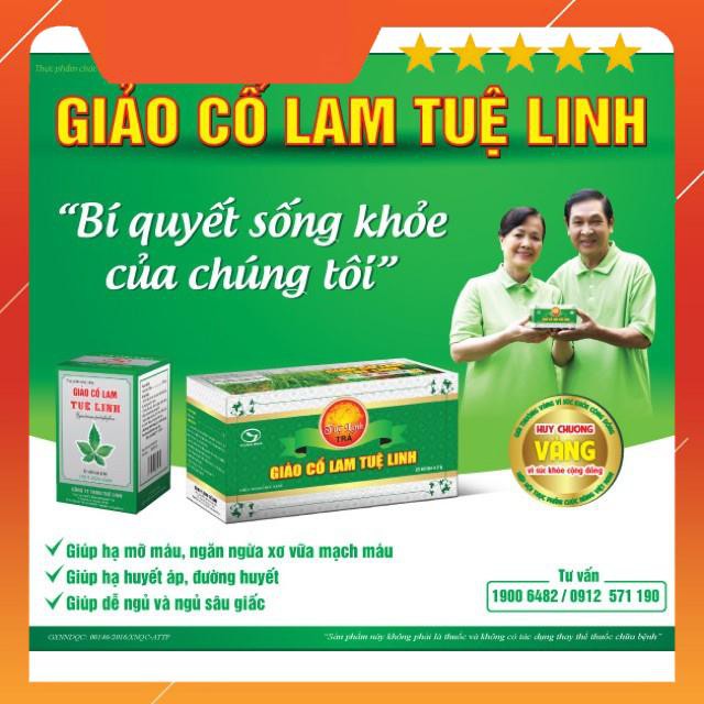 Trà Giảo Cổ Lam Tuệ Linh 25 túi lọc (Chính hãng)- Bí quyết sống khoẻ