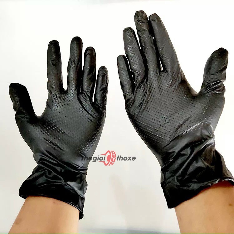 Găng tay cao su chống dầu nhớt  | Bao tay sửa xe máy, ô tô đa dụng | Thế Giới Thợ Xe