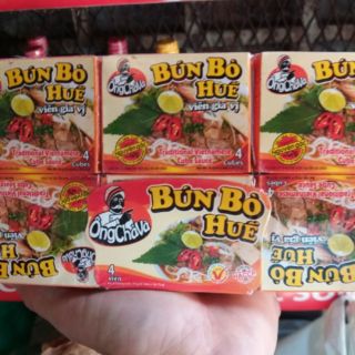 Viên súp gia vị bún bò Huế Ông Chà Và (lốc 12 hộp)