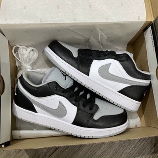 Giày Jordan xám đen cổ thấp   ❤️tặng kèm dây giày❤️  giày thể thao nam nữ sneaker jd 1 hàng 11 full hộp