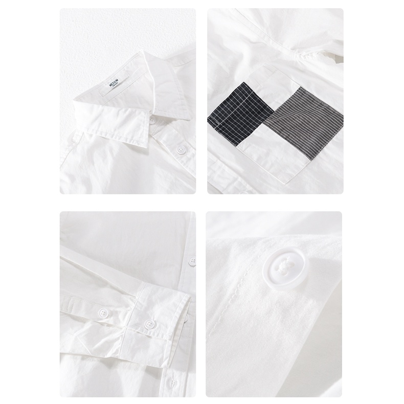 Áo sơ mi nam basic chất kaki cao cấp, Áo sơ mi nam form rộng 3 màu đen trắng ghi dễ mặc dễ phối đồ