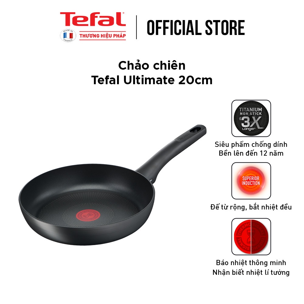 [LIFEMC11BPC -8% đơn 350K] Combo Ultimate Chảo chiên 20cm &amp; Chảo chiên 28cm