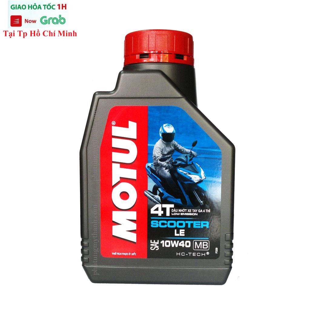 Nhớt Xe Ga Motul Scooter Le 10W40 0.8 Lít Chính Hãng