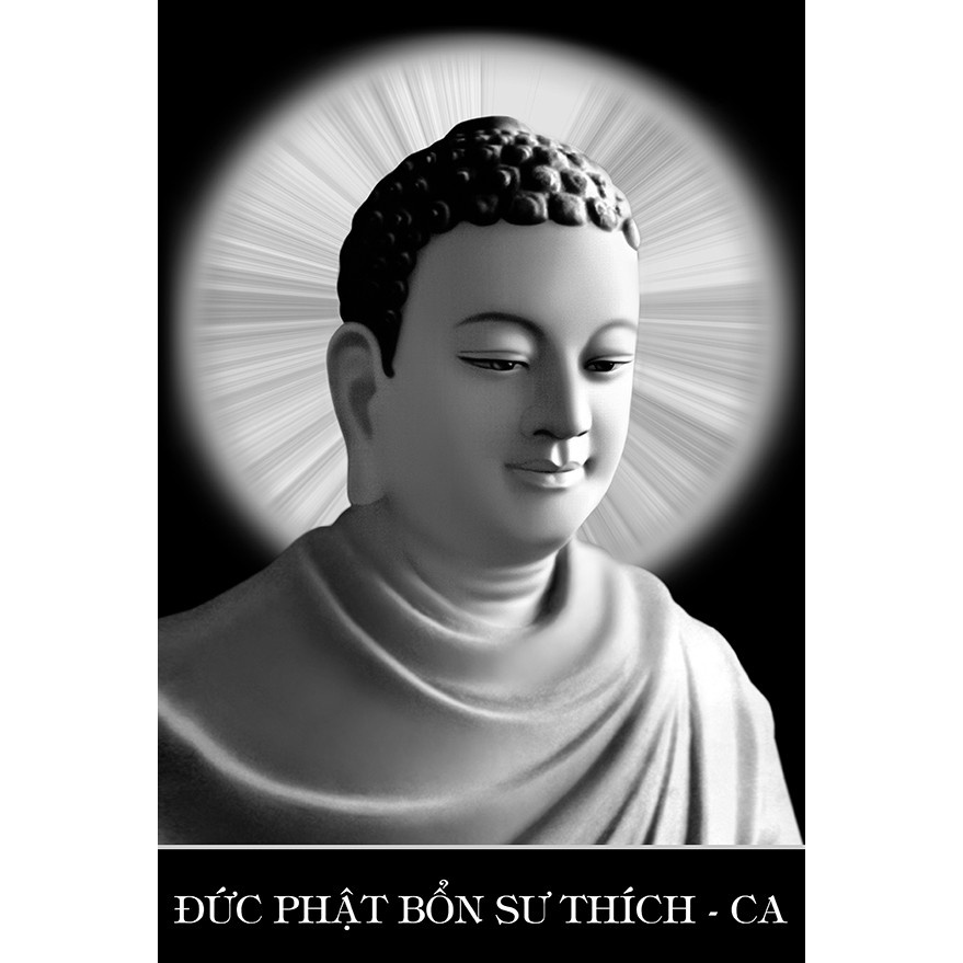 - Tranh Phật Thích Ca Mâu Ni, chân dung Đức Phật, tranh thờ, tranh thích ca nâu ní ép gỗ treo tường nhiều mẫu thờ