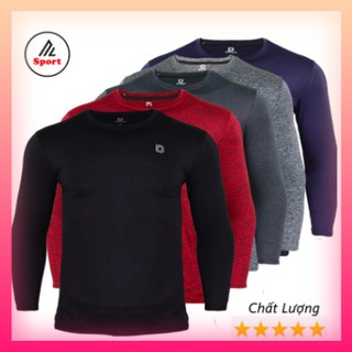 Áo thun nam⚡ 𝙛𝙧𝙚𝙚𝙨𝙝𝙞𝙥⚡ dài tay, co giãn giữ nhiệt chống nắng