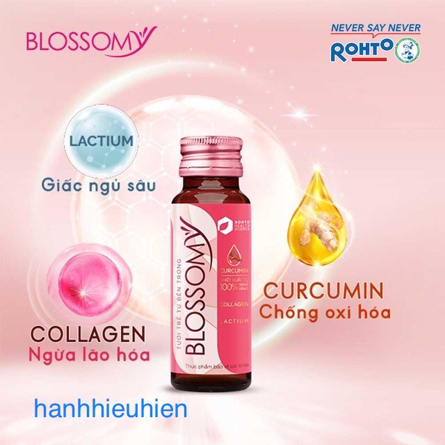 (1 lọ) Nước uống Collagen Blossomy giúp da sáng đẹp và dạ dày khỏe Blossomy 1 lọ 50ml
