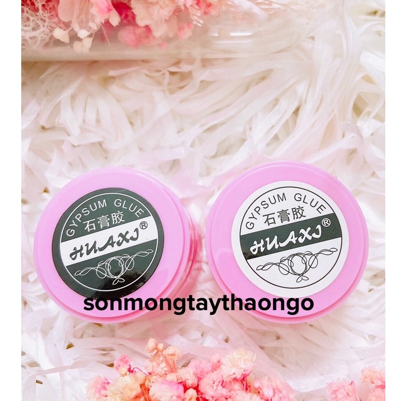 (Hàng mới về ) Gel xi măng Huaxi trắng - đen dành cho Nail