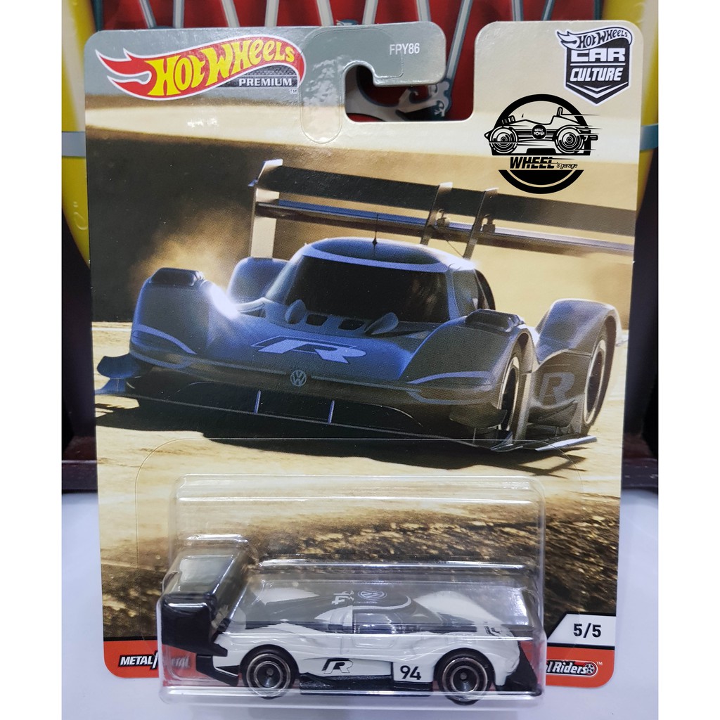 Xe mô hình đồ chơi bánh cao su Hotwheels 1:64 PREMIUM - CAR CULTURE - Volkswagen ID R