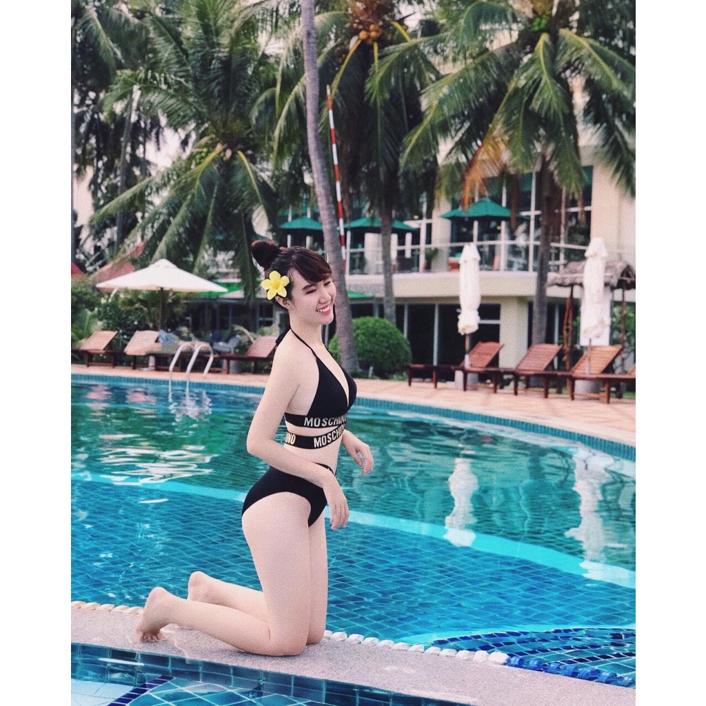 Bikini Nữ Đồ Bơi 2 Mảnh Moschino Freesize BHV005