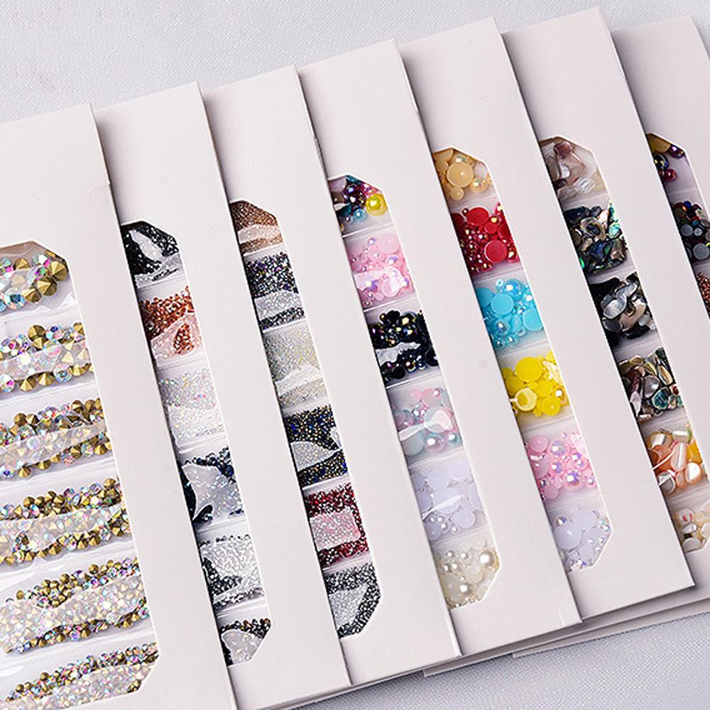 OCEANMAP Phụ Kiện Đinh Tán Đính Trang Trí Móng Tay Nghệ Thuật