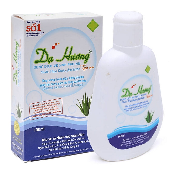 DUNG DỊCH VỆ SINH PHỤ NỮ DẠ HƯƠNG (CHAI 100ml) CHÍNH HÃNG NHÀ THUỐC