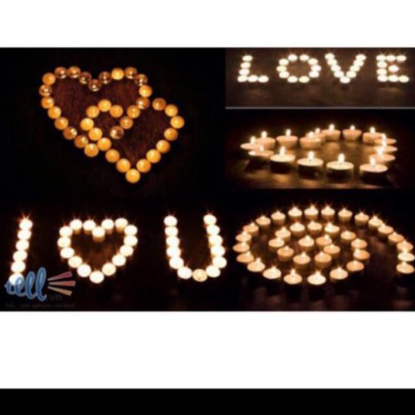 Nến tealight trang trí