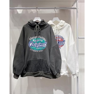 Áo hoodie nỉ bông Unisex form rộng kiểu dáng Ulzzang, HDBS