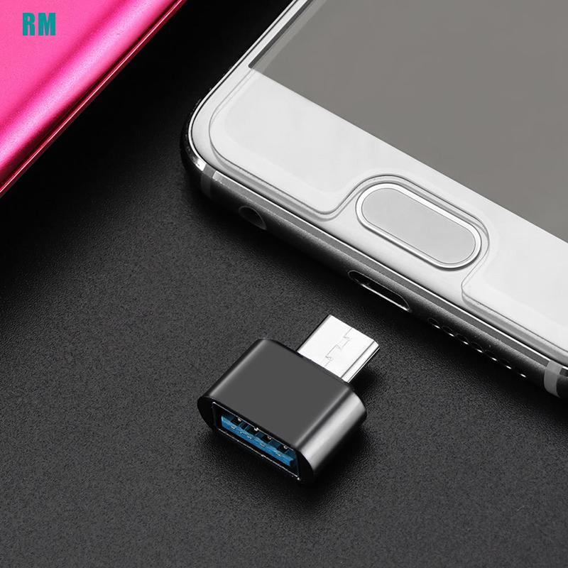 Bộ 2 đầu chuyển đổi OTG từ giắc cắm USB type-C sang cổng USB 2.0 cho điện thoại