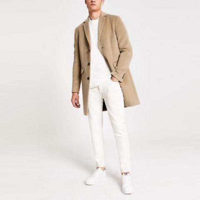 Áo khoác Nam Overcoat xuất dư xịn VNXK River island