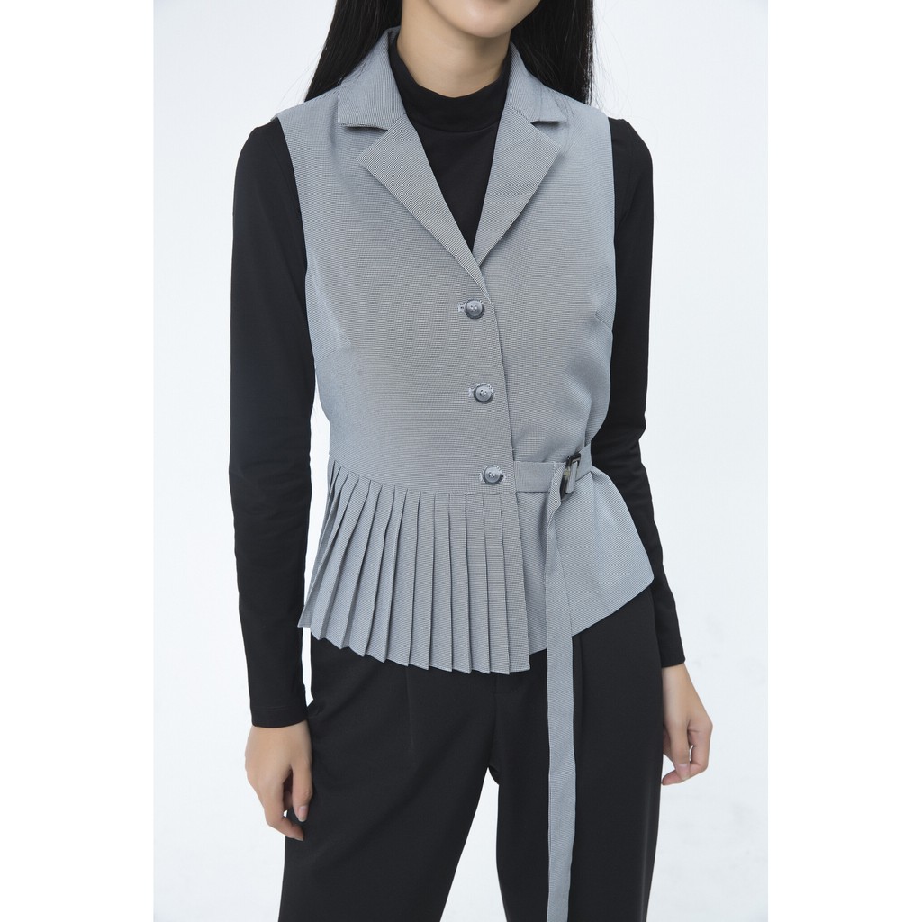 Áo khoác nữ không tay gấu xòe IVY moda MS 60M4833 | BigBuy360 - bigbuy360.vn