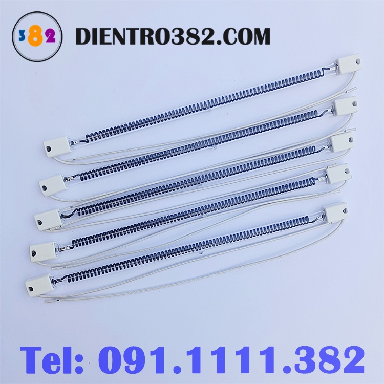 Bóng Đèn Sấy,  bóng sấy nhiệt độ cao sợi các bon dài 30cm,40cm, 50cm, 60cm  công suất 800W, hàng chất lượng cao