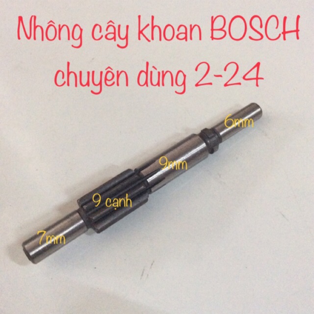Nhông cây máy khoan chuyên dùng bosch 2-24