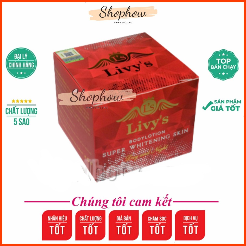 Kem Body Livy Plus Đỏ Dưỡng Da Thái Lan