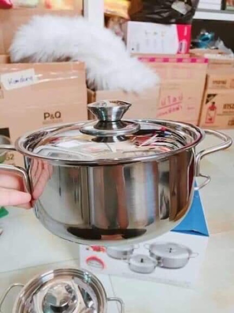 BỘ 3 NỒI  INOX
