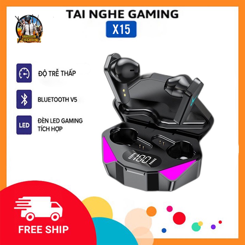 Tai nghe Gaming X15, Tai Nghe Chơi Game Có Míc, Đèn Led Đẹp, Hỗ Trợ Mọi HĐH