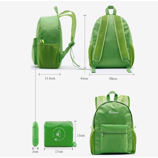 Balo du lịch gấp gọn chất liệu không thấm nước tiện ích