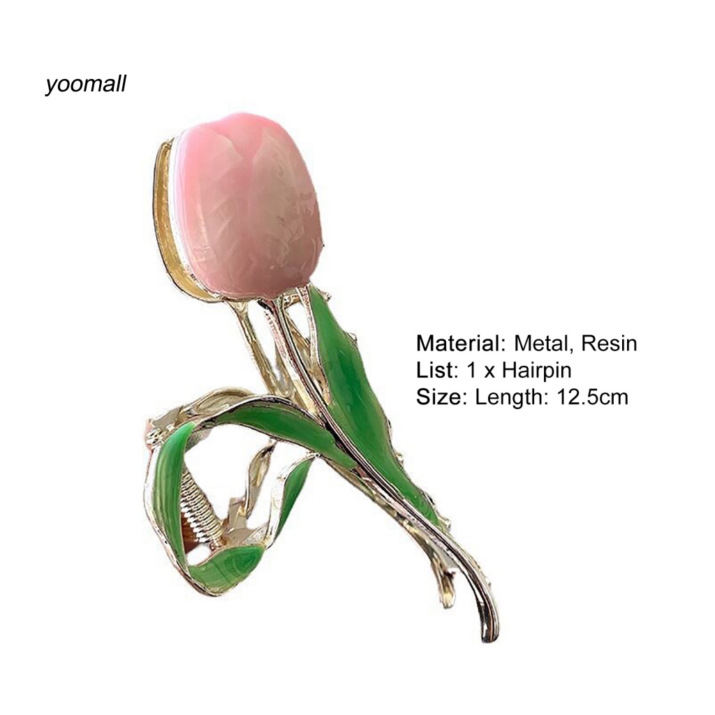 / Yo / Kẹp Tóc Kim Loại Hình Hoa Sang Trọng Thiết Kế Bó Hoa