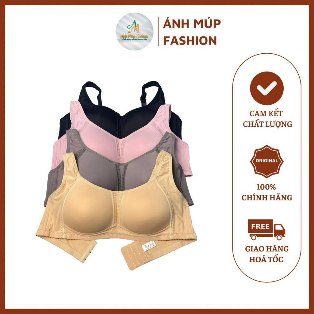 Áo ngực Bigsize không gọng cup BC 133 ÁNH MÚP FASHION,mút mỏng dành cho vòng 1 to,nhão,xệ