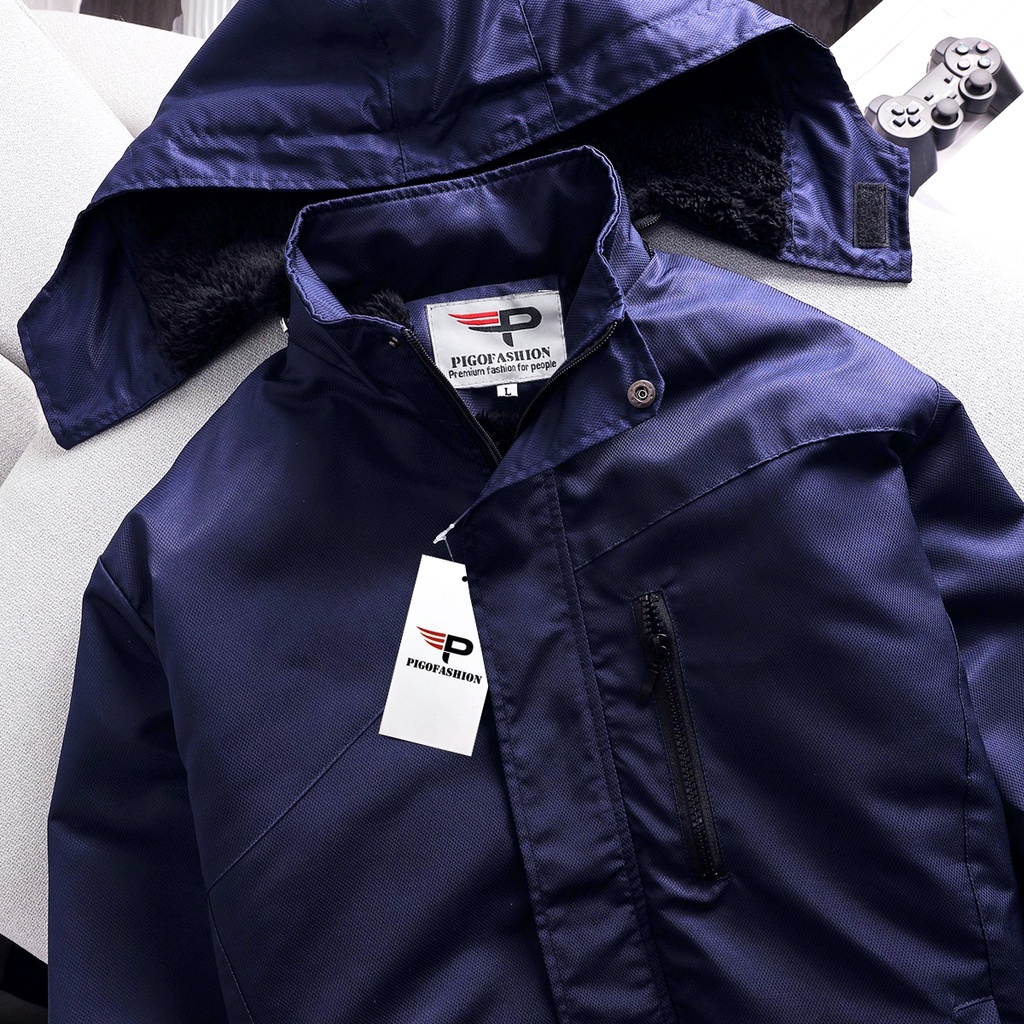 Áo khoác dù nam lót lông cao cấp Pigofashion Zakd42 (3 màu)