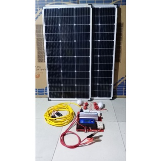 Máy phát điện mặt trời 1000w/ngày điện 220v ráp sẵn chưa bao gồm ắc quy