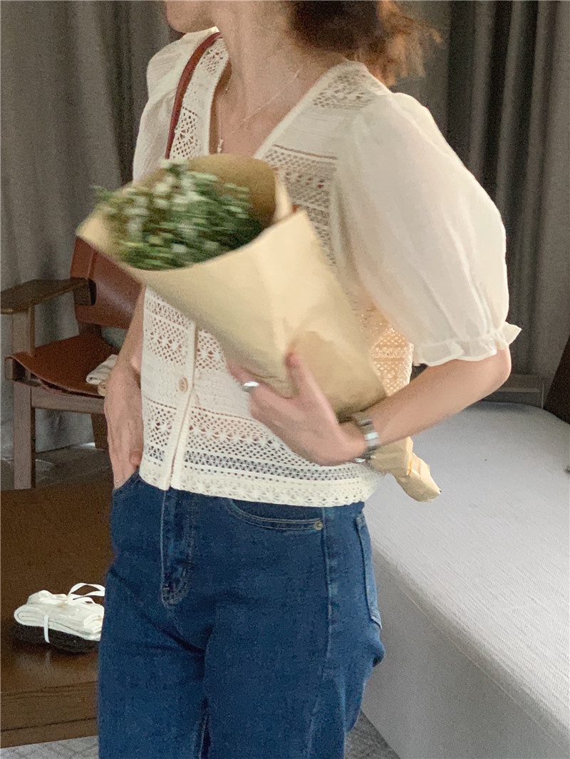 Áo Sơ Mi Kiểu Hàn Quốc Ngắn Tay Thời Trang Sành Điệu 54092