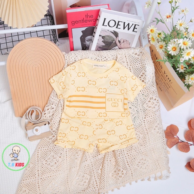 BỘ CỘC TAY THUN LẠNH MINKYMOM CHO BÉ TRAI, BÉ GÁI - CHÍNH HÃNG LOẠI 1