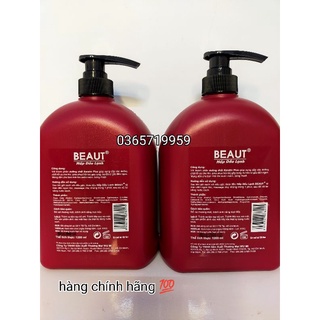 BEAUT dầu gội, hấp dầu lạnh (gội 1000ml, hấp dầu lạnh 1200ml)