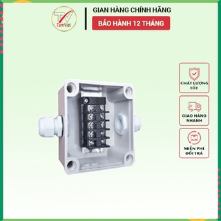 Hộp đấu nối dây điện 2 ngả 5 cầu đấu, hộp nối dây nhựa cao cấp chống thấm nước