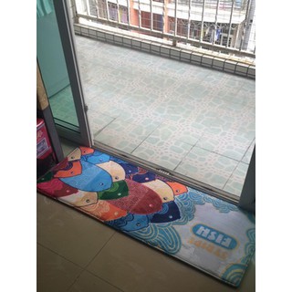 THẢM NHUNG BÔNG CÁ SẮC MÀU TM03 [ có ảnh thật ]