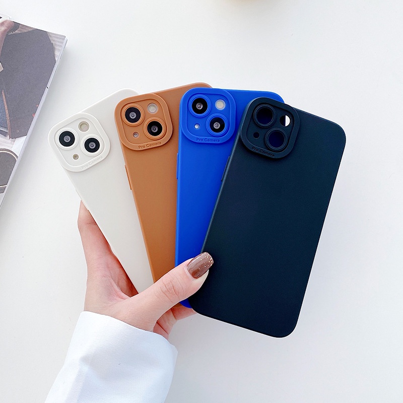 Ốp điện thoại dẻo khung vuông cho Samsung ss Galaxy M52 M22 M32 M13 M12 M02 M02s M11 M01s 4G 5G 2023