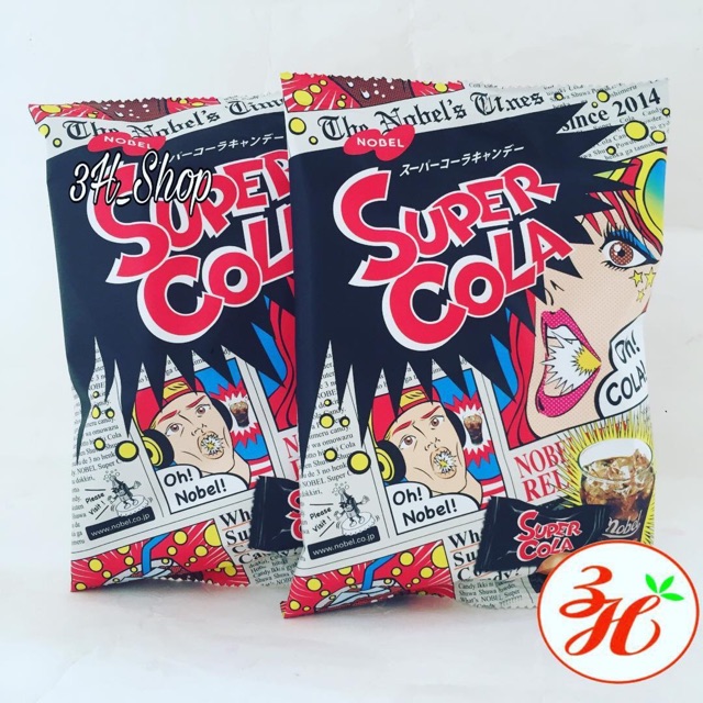 Kẹo siêu chua SUPER SODA / SUPER LEMON date T4/21 Nhật Bản