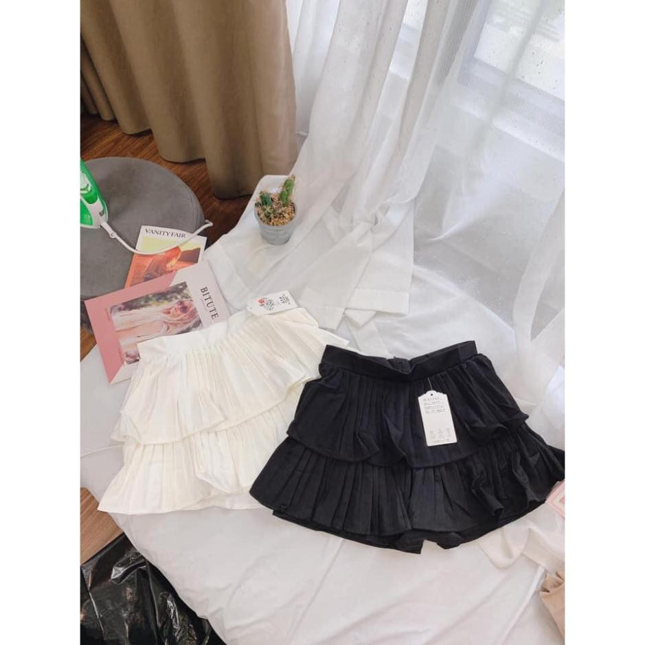 [ FREE - SHIP 50K ]  Chân váy bèo 2 tầng cạp khóa hàng loại 1 [ có ảnh+ video tự quay ] | BigBuy360 - bigbuy360.vn