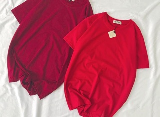 ÁO PHÔNG UNISEX TRƠN BASIC ĐỦ MÀU