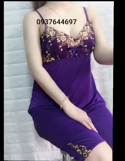 Đồ bộ lửng thun lạnh kiểu dây nhỏ