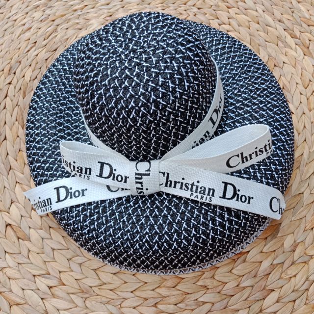 Mũ lồng đèn lưới ong dây nơ dio trắng sang chảnh