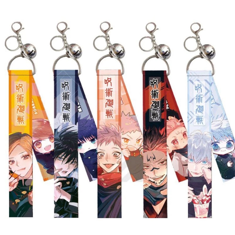 Aaron1 Dây Móc Khóa Họa Tiết Hoạt Hình Anime Jujutsu Kaisen Dễ Thương