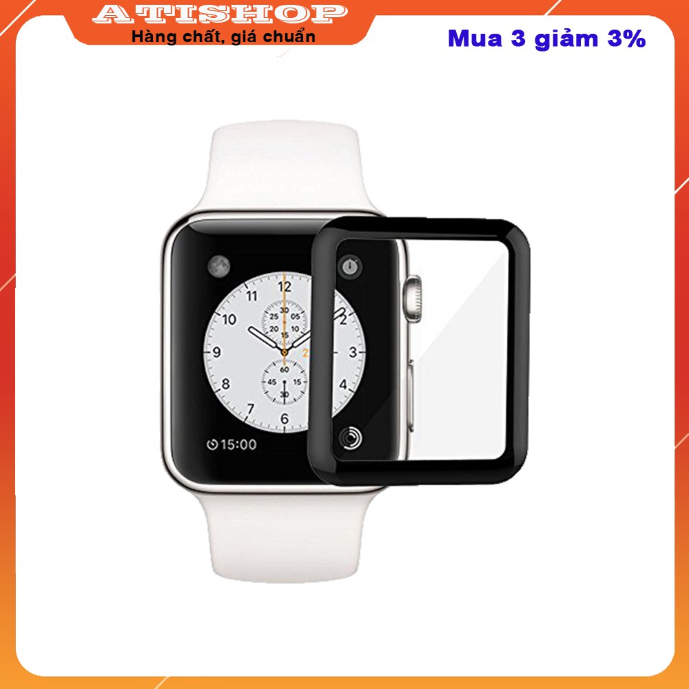 Dán cường lực Apple Watch full màn hình - 5D-full size 38 40 42 44 -loại xịn