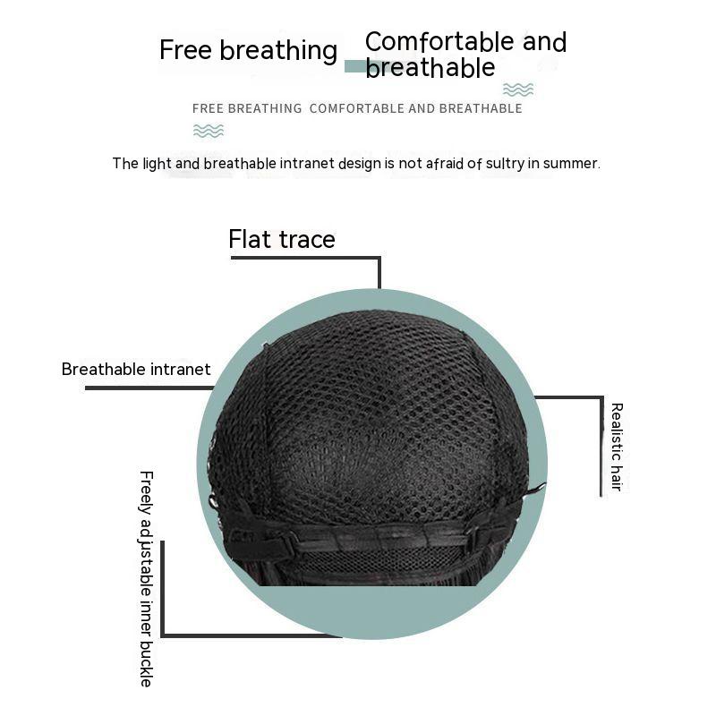 Bộ Tóc Giả Ngắn Thẳng Tự Nhiên Thời Trang Cho Bé Trai