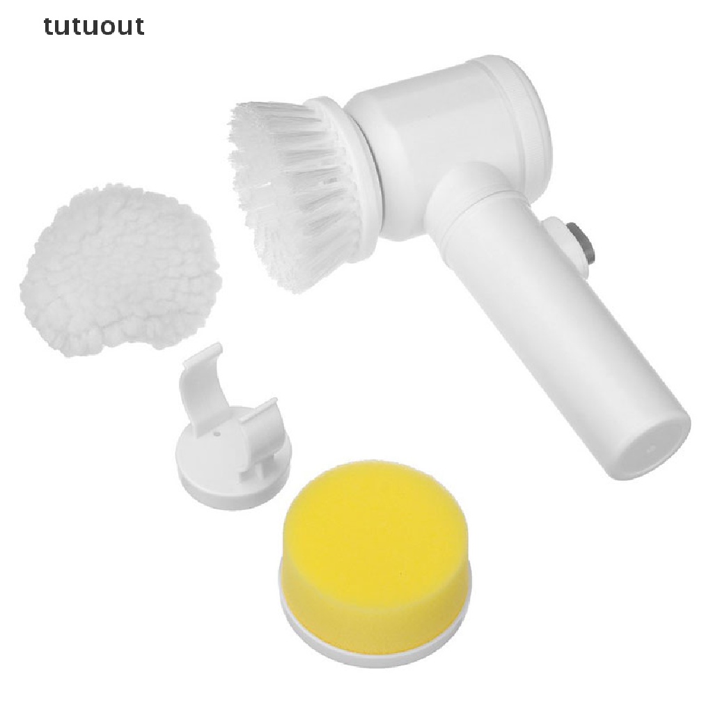 Bàn Chải Chà Rửa Điện Tử Cầm Tay Đa Ứng Dụng Cho Nhà Bếp Nhà Tắm Vn