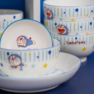Bộ bát ăn Doraemon doremon bằng gốm sứ