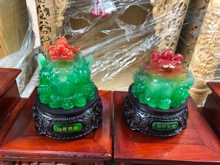 Combo Cóc thiềm thử và Tỳ Hưu (đế xoay)