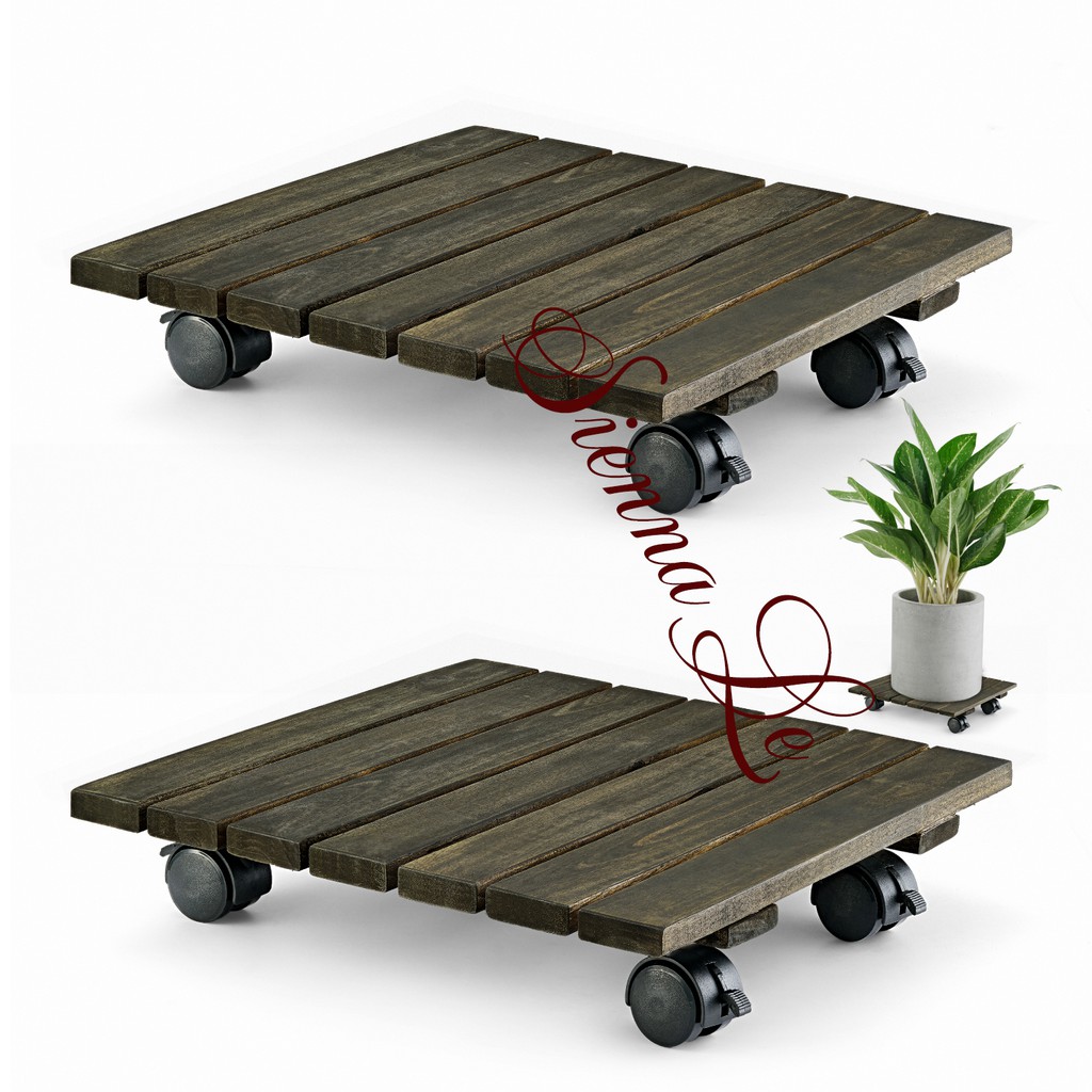 Đế Lót Nâng Chậu Cây Chậu Hoa Di Động Có Bánh Xe