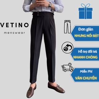 Quần baggy nam cạp cao , quần tây dáng lửng cao thời trang nam hàn chuẩn soái ca