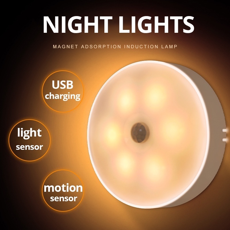 Đèn led Ankndo cảm biến chuyển động thông minh tự động bật/tắt cho phòng ngủ/cầu thang